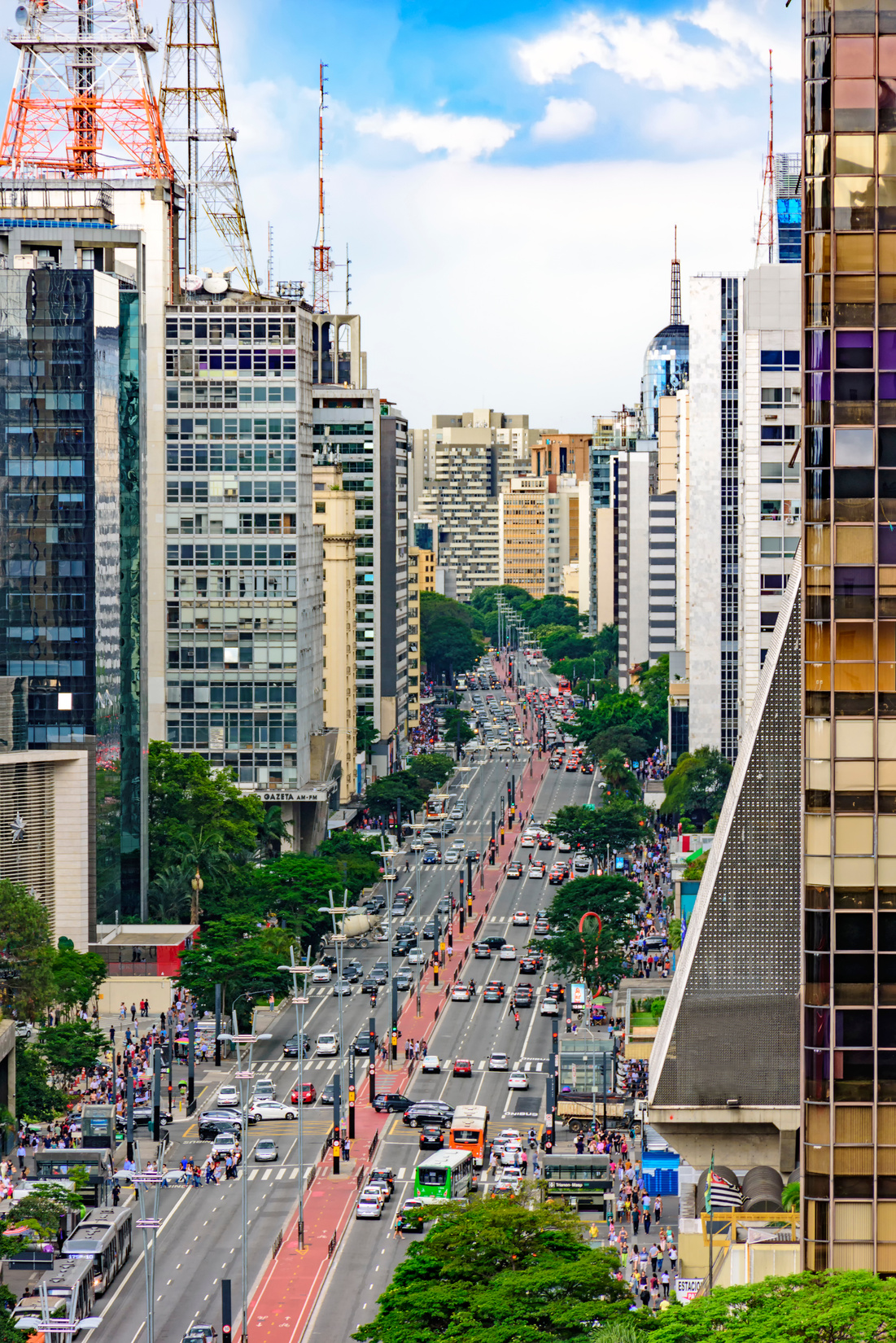 Paulista Avenue, Sao Paulo, Brasil